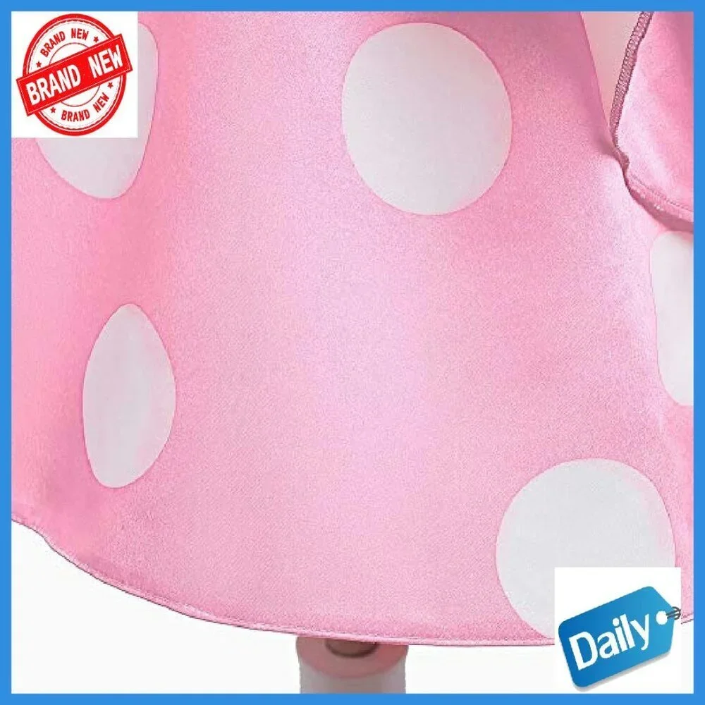 Baby Girl Princess Costume Dress Set with Headband Polka Dot